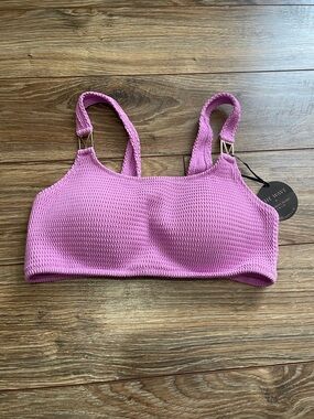 Victoria's Secret Pink Textured Swim Top